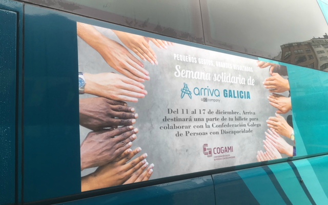 Semana solidaria de Arriva Galicia