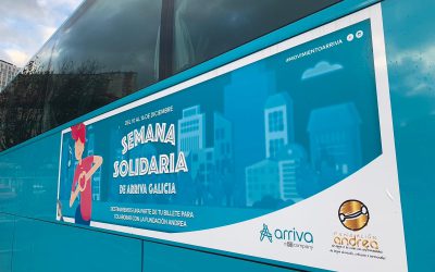 Arriva Galicia colabora con la Fundación Andrea