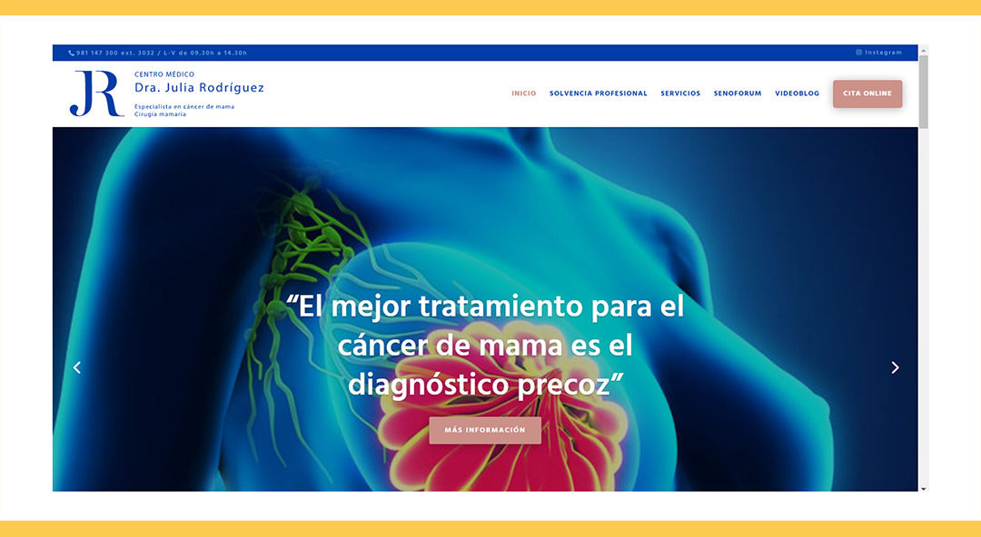 Nueva web de la Dra. Julia Rodríguez